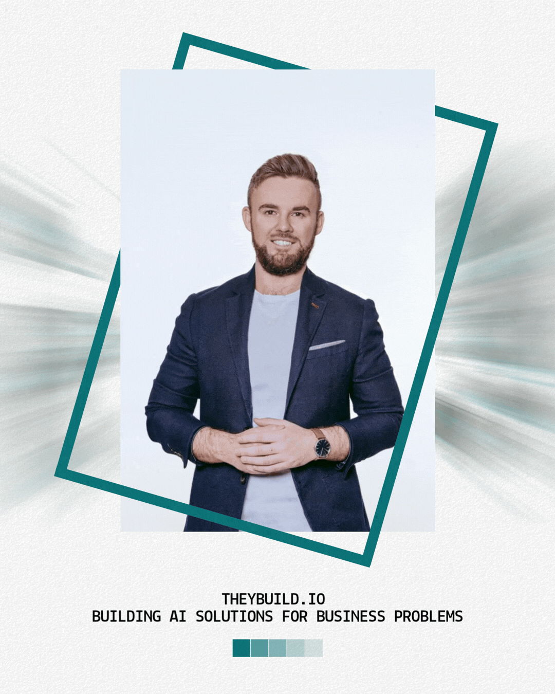 Dean O'Reilly — theybuild.io launch portrait
